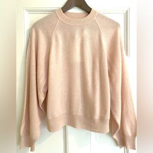 Loulou Studio Soft Pink Crew Neck Sweater NWT - size Medium
